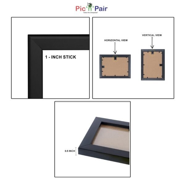Pic 'n' Pair Personalized Spotify Wall Photo Frame | Custom Song & Photo Gift | 6×8 Black Frame - Image 4