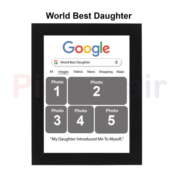 Personalized Google Photo Frame | Custom Gift for Daughter, Anniversary & Birthday 6x8 Size - Image 5
