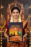 Lord Murugan Wall Photo Frame | Aarumugam Arulidam Anudhinamum Yerpugam Frame | 8x12 Size Black Frame