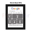 Personalized Google Photo Frame | Custom Gift for Wife,Anniversary & Birthday 6x8 Size