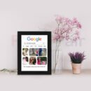 Personalized Google Photo Frame | Custom Gift for Daughter, Anniversary & Birthday 6x8 Size