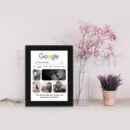 Personalized Google Photo Frame | Custom Gift for Father, Anniversary & Birthday 6x8 Size