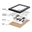 Personalized Google Photo Frame | Custom Gift for Couple, Anniversary & Birthday 6x8 Size