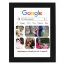 Personalized Google Photo Frame | Custom Gift for Daughter, Anniversary & Birthday 6x8 Size