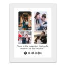 Pic 'n' Pair Personalized Wall Collage Spotify Photo With White Frame, 6×8 Inches - C6