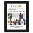 Personalized Google Photo Frame | Custom Gift for Couple, Anniversary & Birthday 6x8 Size