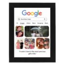 Personalized Google Photo Frame | Custom Gift for Sister, Anniversary & Birthday 6x8 Size