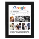 Personalized Google Photo Frame | Custom Gift for Wife,Anniversary & Birthday 6x8 Size